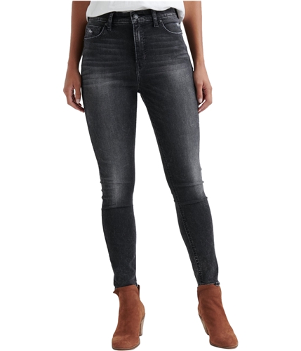 Lucky Brand Womens Bridgette Skinny Fit Jeans black 25W/28
