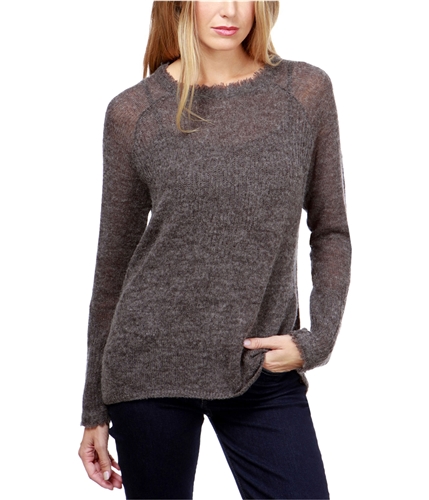 Lucky Brand Womens Frayed Pullover Sweater 010 XS