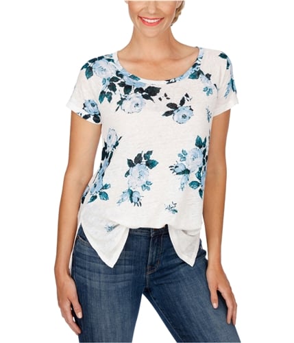 Buy a Lucky Brand Womens Floral Basic T-Shirt, TW8