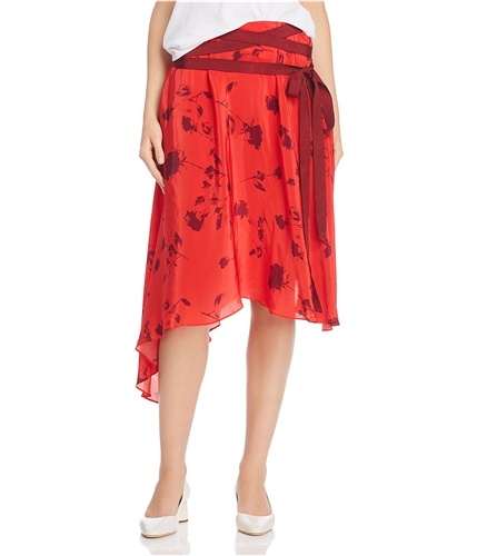 Preen Line Womens Yolanda Asymmetrical Skirt red S