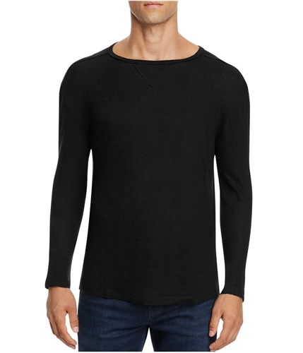 Rails Mens Ryan Linen Basic T-Shirt black XL