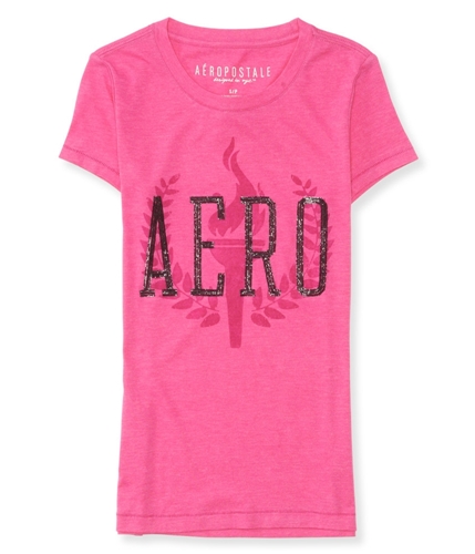 Aeropostale Womens Sequined Logo Embellished T-Shirt 662 L