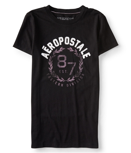 Aeropostale Womens Laurel Wreath Graphic T-Shirt 001 XS