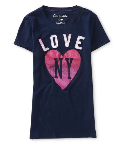 Aeropostale Womens Love Ny Graphic T-Shirt 413 S