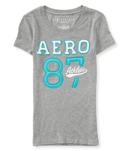 Aeropostale Womens Athletic 87 Embellished T-Shirt 053 XS