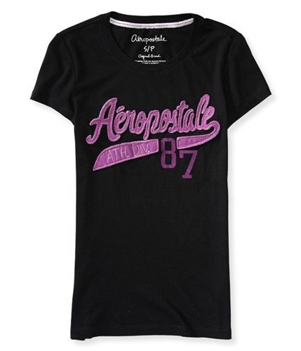 Aeropostale Womens Applique Script Embellished T-Shirt 001 XS
