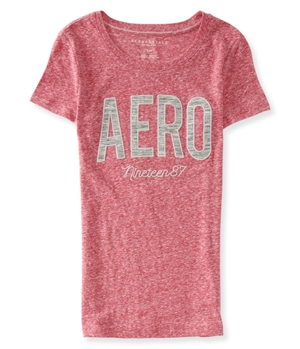 Aeropostale Womens Filled Logo Embellished T-Shirt 617 XS