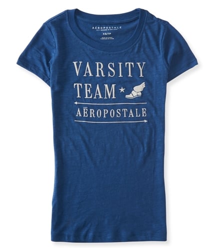 Aeropostale Womens Varsity Team Embellished T-Shirt 431 S