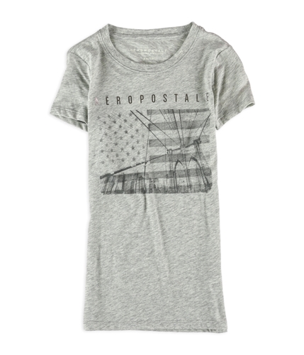 Aeropostale Womens NYC Bridge Graphic T-Shirt 052 XS