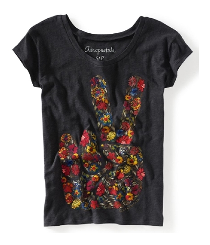 Aeropostale Womens Floral Graphic T-Shirt 058 XS