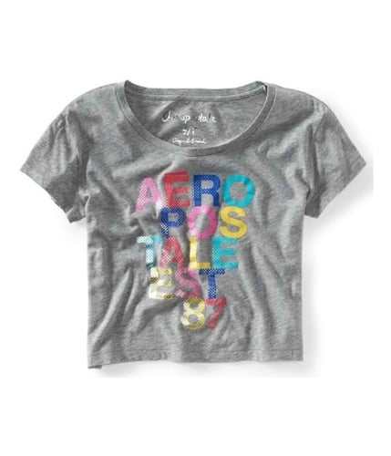 Aeropostale Womens Loose Fit Lightweight Graphic T-Shirt 052 XS