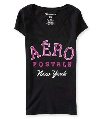 Aeropostale Womens AERO New York Embellished T-Shirt 001 XS