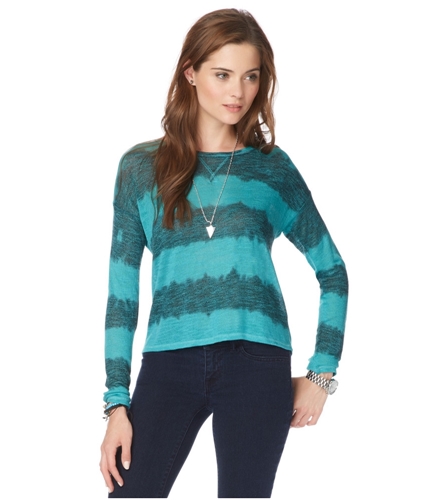 Aeropostale Womens Striped Knit Pullover Sweater 127 XS