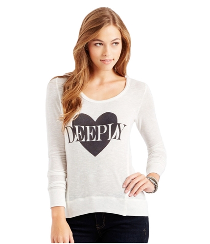 Aeropostale Womens Sheer Deeply Pullover Sweater 047 XS