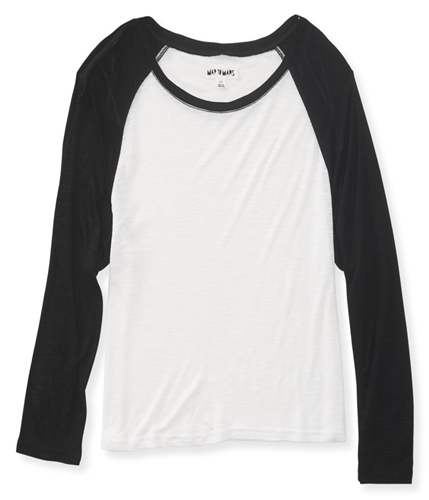 Aeropostale Womens Cropped Raglan Basic T-Shirt 001 M