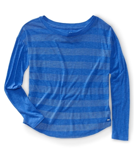 Aeropostale Womens Tiny Riveted Stripes Fashion Pullover Blouse 934 S