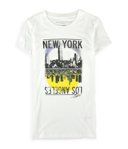 Aeropostale Womens New York To Los Angeles Graphic T-Shirt 102 XS
