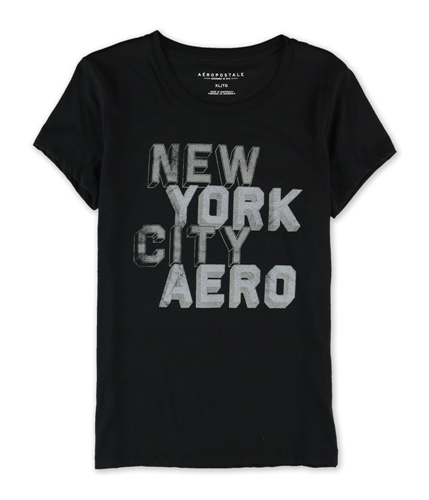 Aeropostale Womens Block New York City Graphic T-Shirt 001 XS