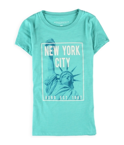 Aeropostale Womens New York City Liberty Graphic T-Shirt 155 S