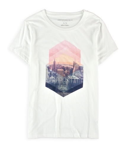 Aeropostale Womens City Sunset Graphic T-Shirt 102 XS
