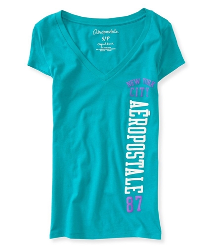 Aeropostale Womens NYC 87 Graphic T-Shirt 465 XS