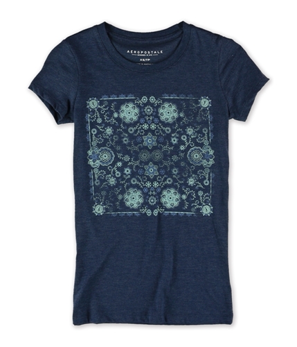 Aeropostale Womens Floral lace Graphic T-Shirt 400 XS