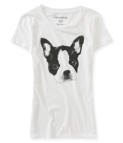 Aeropostale Womens Boston Terrier Graphic T-Shirt 102 XL