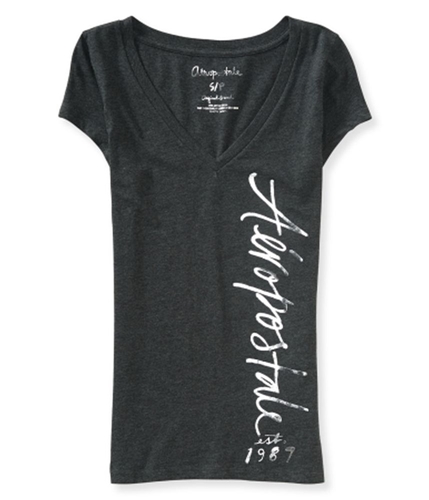 Aeropostale Womens 1987 Script Embellished T-Shirt 001 XL