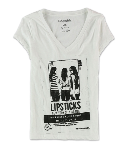 Aeropostale Womens Lipsticks Graphic T-Shirt 102 XS