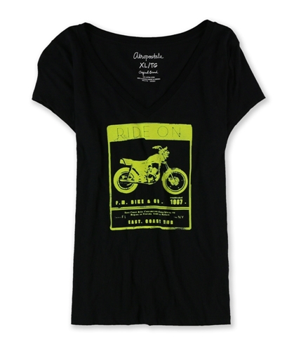 Aeropostale Womens Ride On Graphic T-Shirt 1 XS