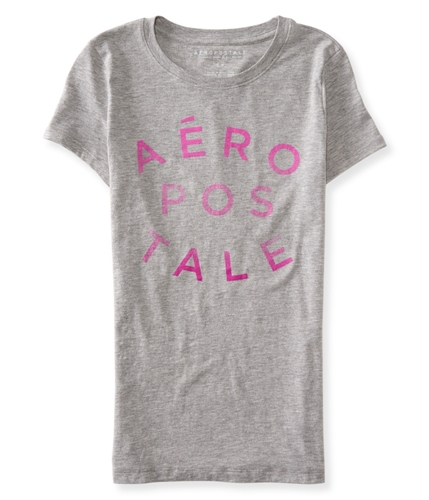 Aeropostale Womens Faded Stack Graphic T-Shirt 052 XS