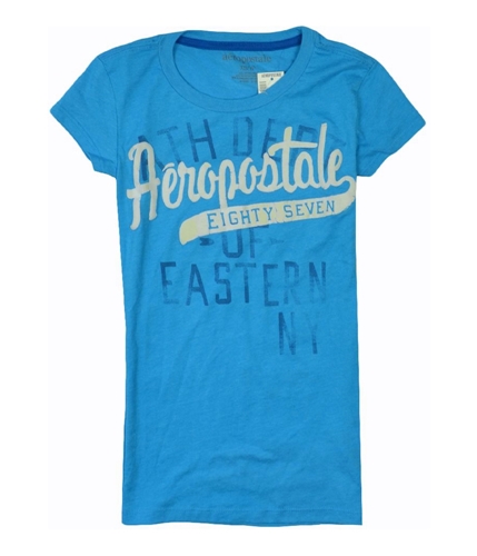 Aeropostale Womens Eastern Sleeve Graphic T-Shirt frictotealaqua XS