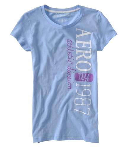 Aeropostale Womens Aero Athletic Division #87 Graphic T-Shirt crystal XS