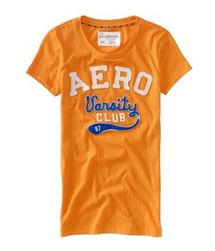 Aeropostale Womens Owl Graphic T-Shirt summerorange XS
