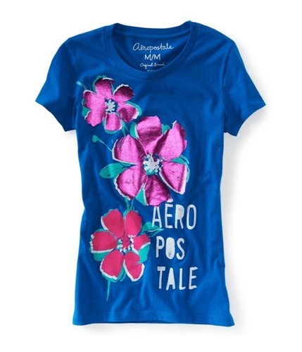 Aeropostale Womens Bulldog Graphic T-Shirt active L