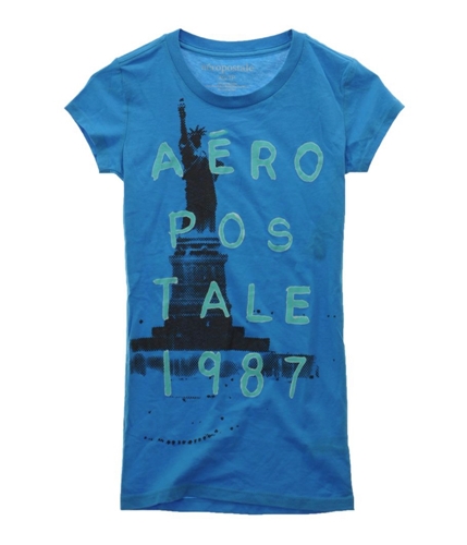 Aeropostale Womens Aero Peace City Scene Graphic T-Shirt 790 XS