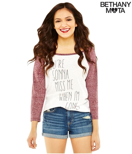 Aeropostale Womens You're Gonna Miss Me Graphic T-Shirt 638 XL