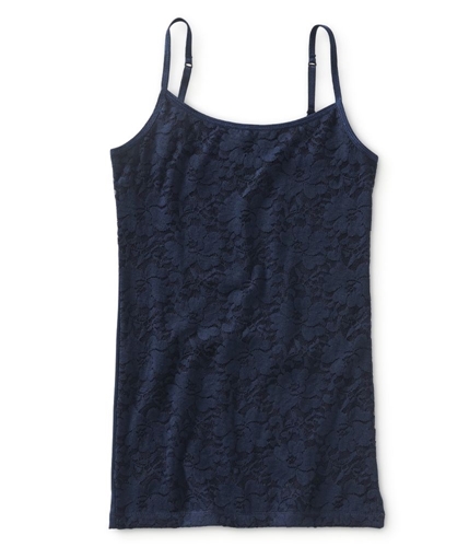 Aeropostale Womens Lace Front Stretch Cami Tank Top 404 XS