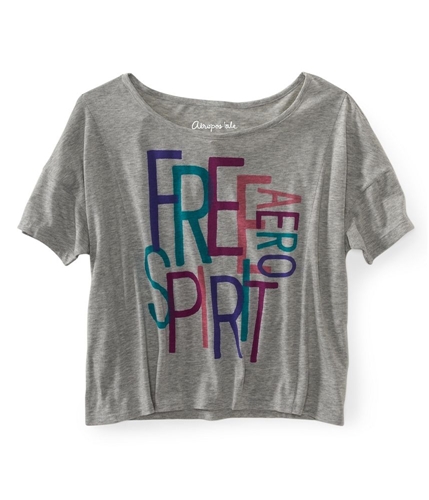 Aeropostale Womens Free Spirit Wide Fit Graphic T-Shirt 052 XS