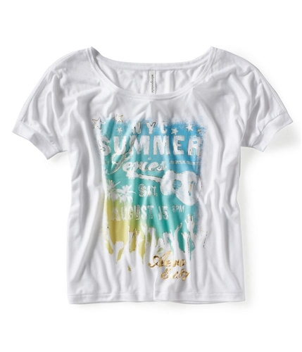 Aeropostale Womens Summerfest Dolman Graphic T-Shirt 488 XS