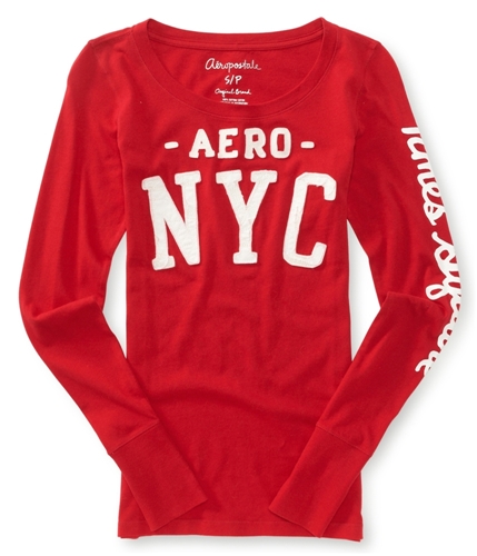 Aeropostale Womens NYC Embellished T-Shirt 564 XS