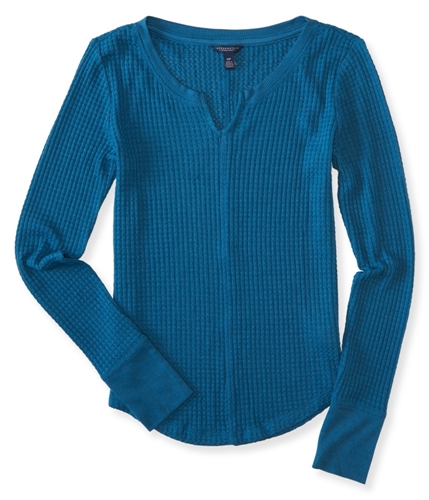 Aeropostale Womens Waffle-Knit Pullover Sweater 415 XS