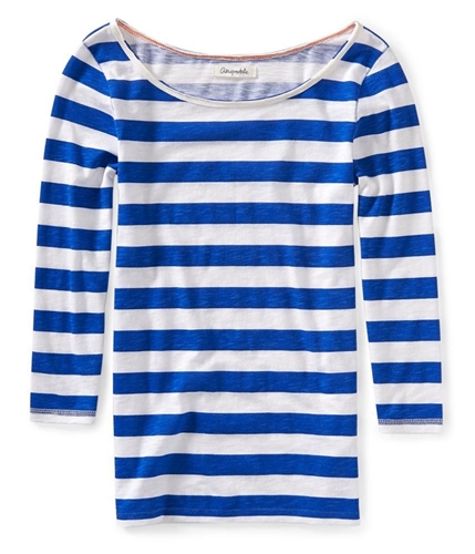 Aeropostale Womens Stripe Graphic T-Shirt 488 XL