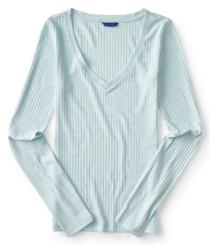 Aeropostale Womens Striped Basic T-Shirt 001 XS