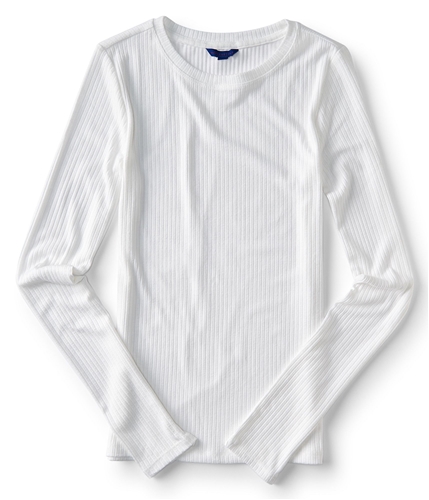 Aeropostale Womens Seriously Soft Ribbed Basic T-Shirt 102 XS
