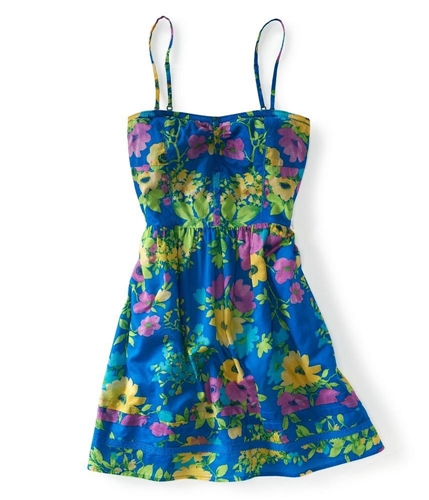 Aeropostale Womens Mid Thigh Floral Sundress 477 XS