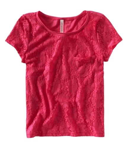 Aeropostale Womens See-thru Lace Pullover Blouse 662 XS