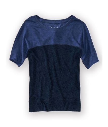 Aeropostale Womens Stripe Lightweight Ss Graphic T-Shirt 404 XS