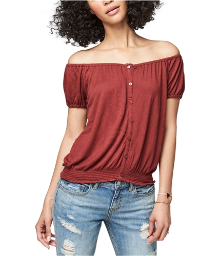 Aeropostale Womens Off The Shoulder Pullover Blouse 206 XS