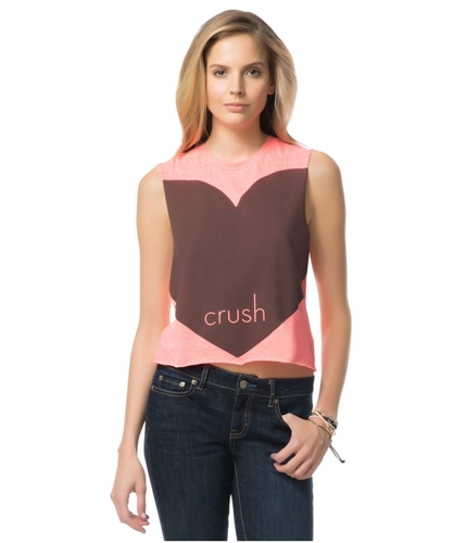 Aeropostale Womens Heart Crush Graphic T-Shirt 970 S